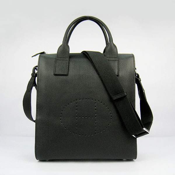 High Quality 1:1 Hermes 8076 Perforated H Tote Briefcase Bag - B